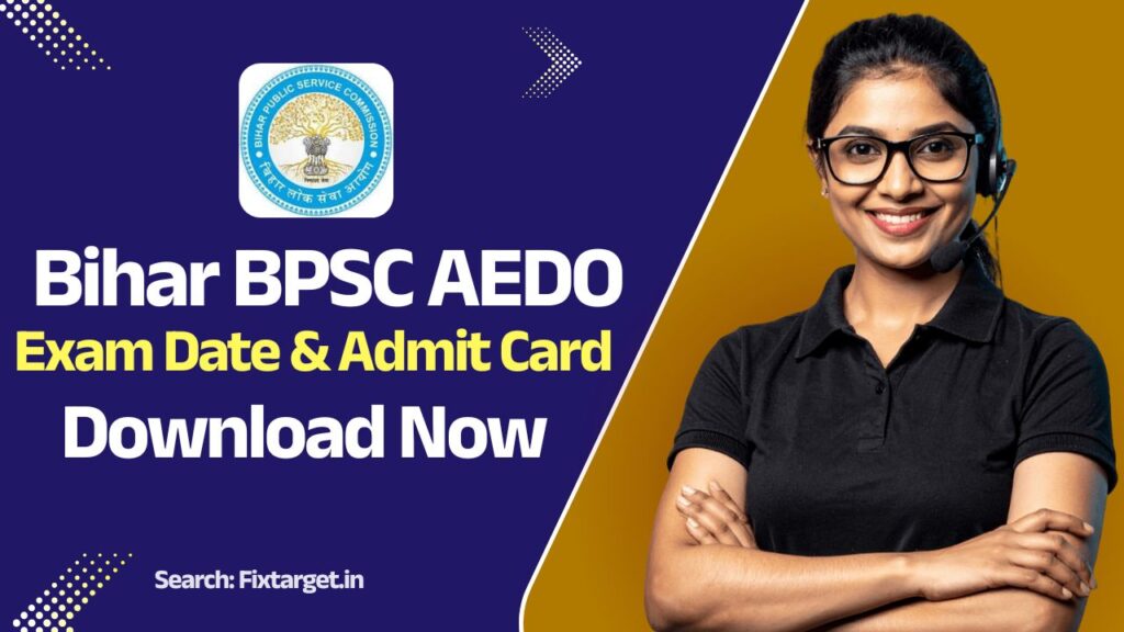 Bihar BPSC AEDO Admit Card 2026