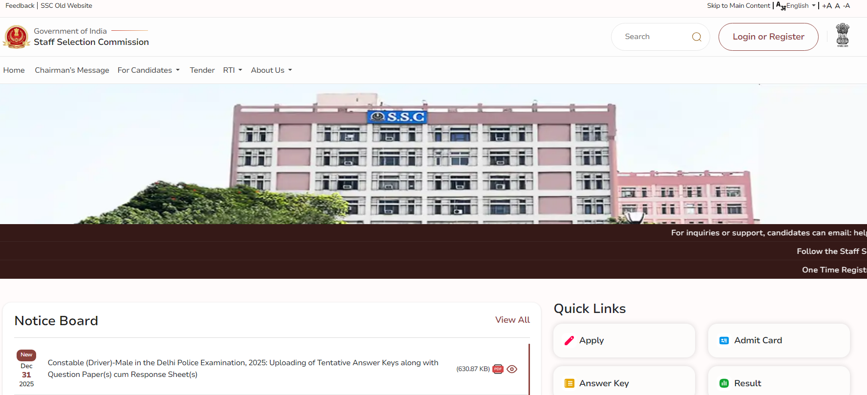 Delhi Police Driver Answer Key 2025