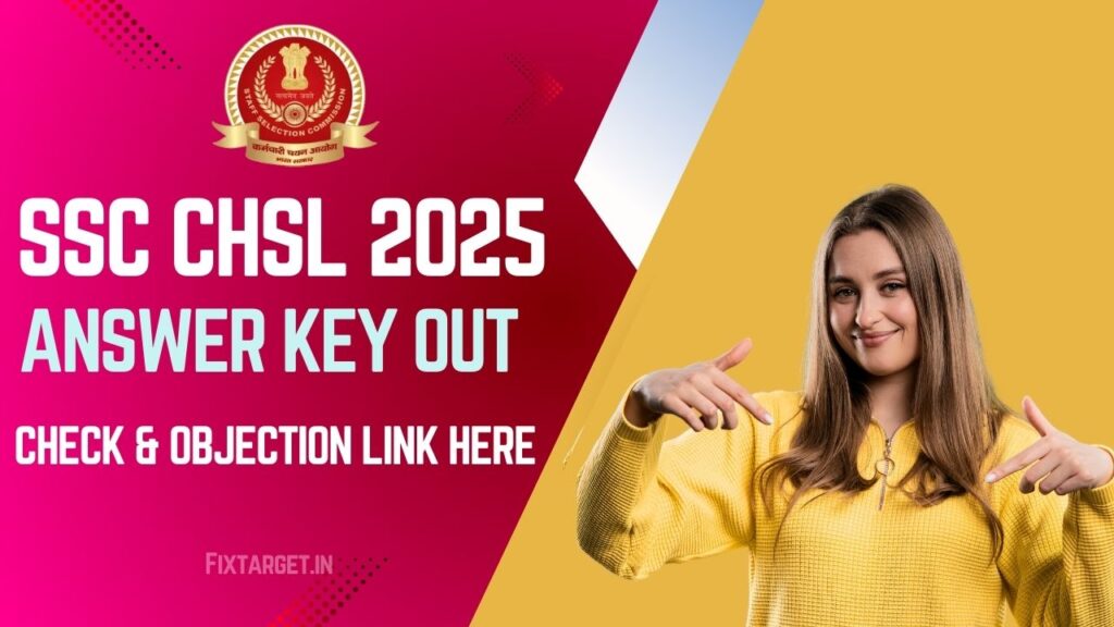 SSC CHSL Answer Key 2025