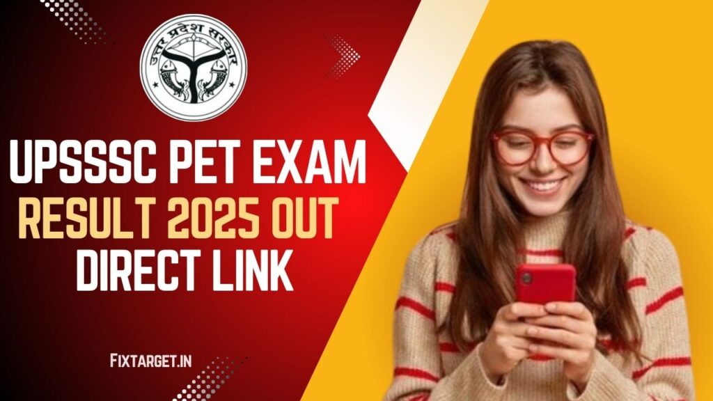 UPSSSC PET Result 2025