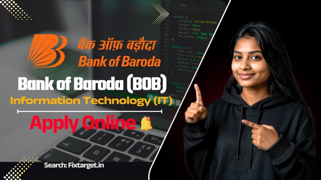 Bank of Baroda IT Recruitment 2026