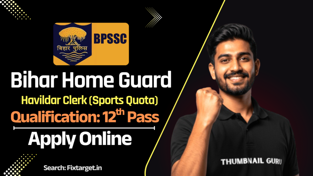 Bihar Police Havildar Clerk Recruitment 2026