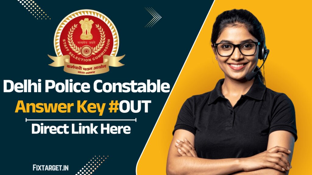 Delhi Police Constable Answer Key 2026
