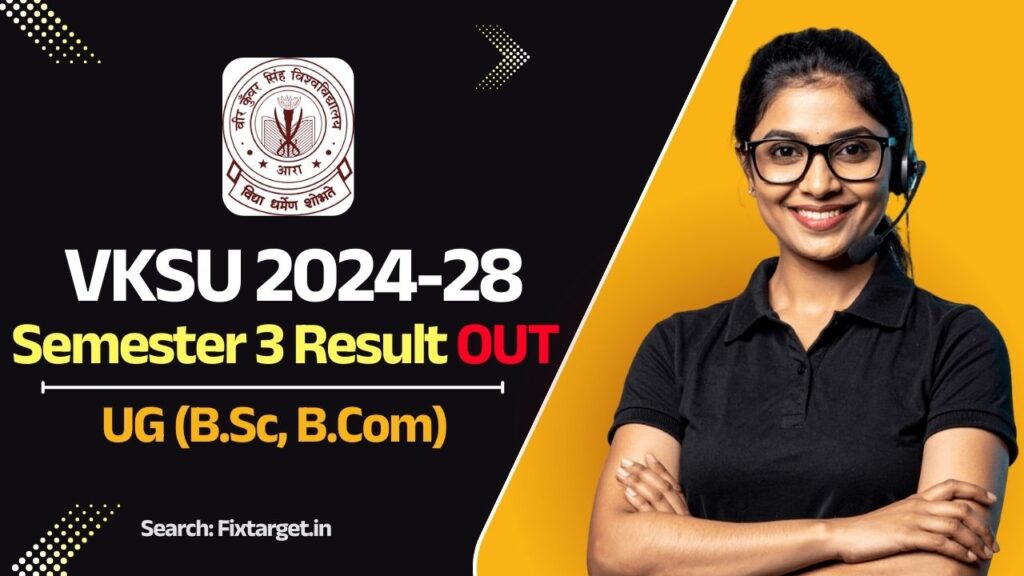 VKSU Semester 3 Result 2024-28