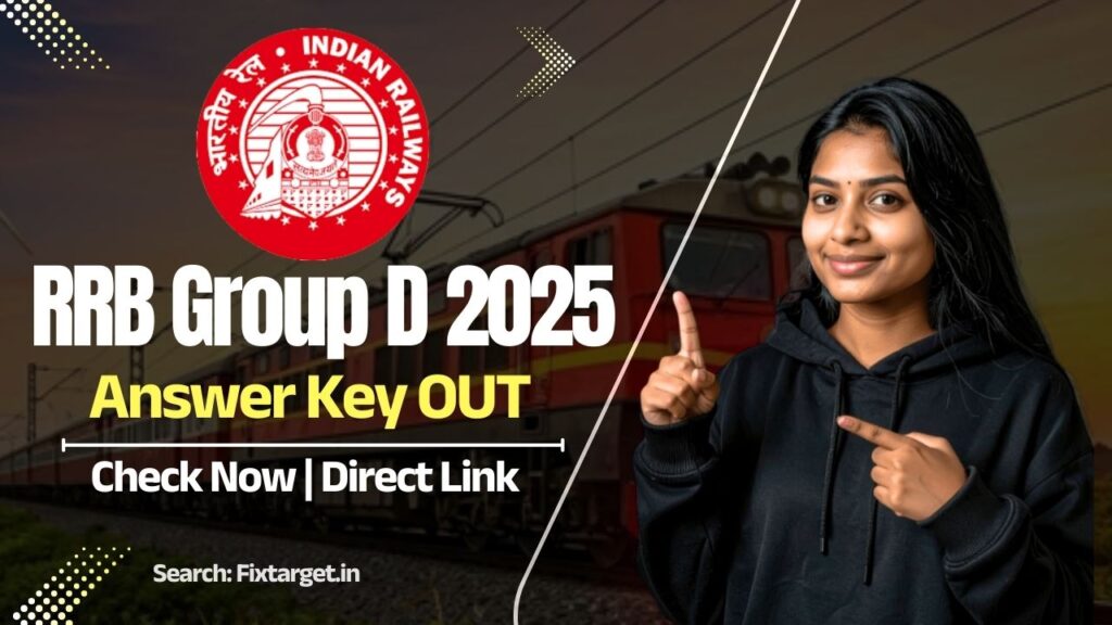 RRB Group D Answer Key 2026