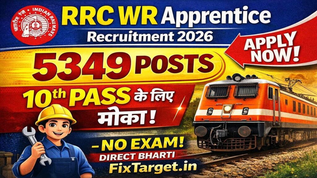 RRC WR Apprentice Recruitment 2026 