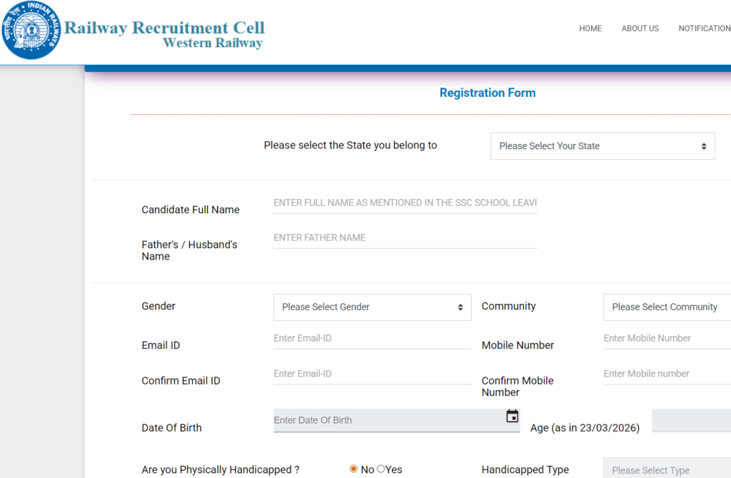 RRC WR Apprentice Recruitment 2026