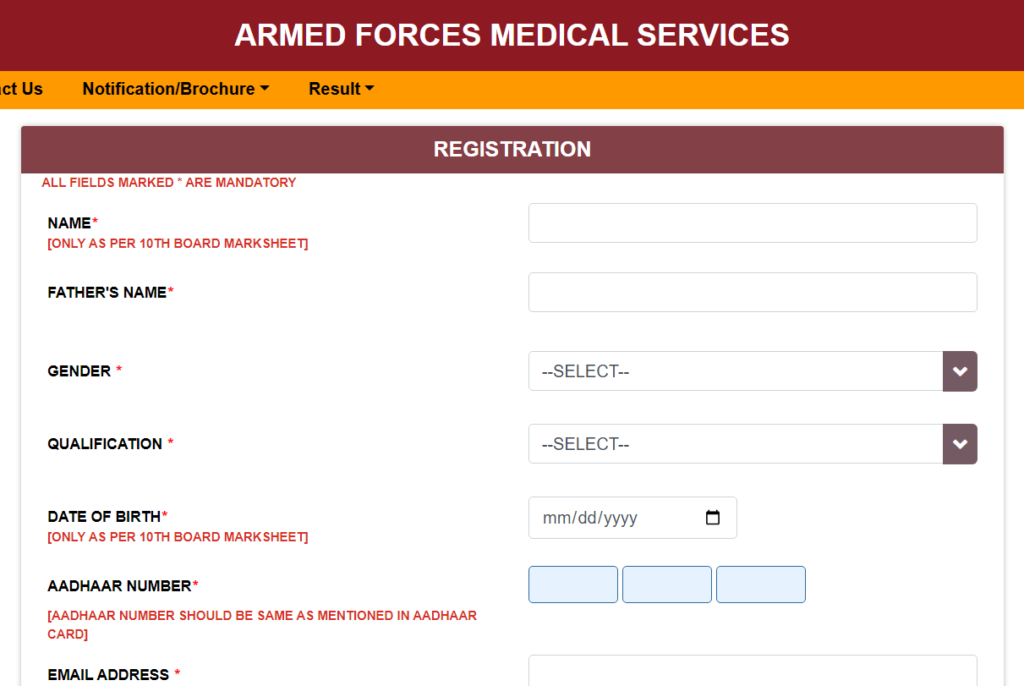 AFMS Medical Officer (MO) Recruitment 2026