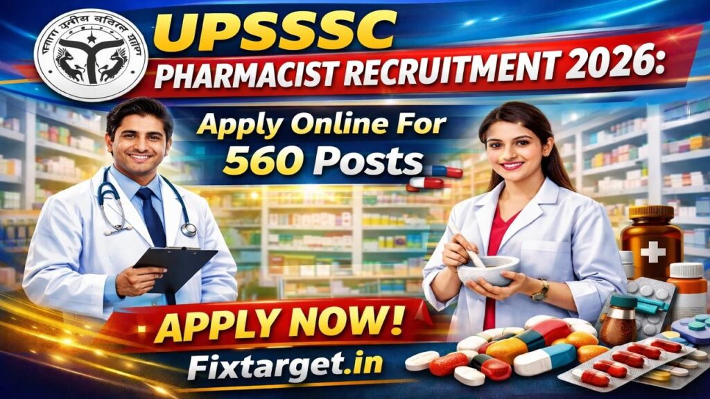 UPSSSC Pharmacist Recruitment 2026