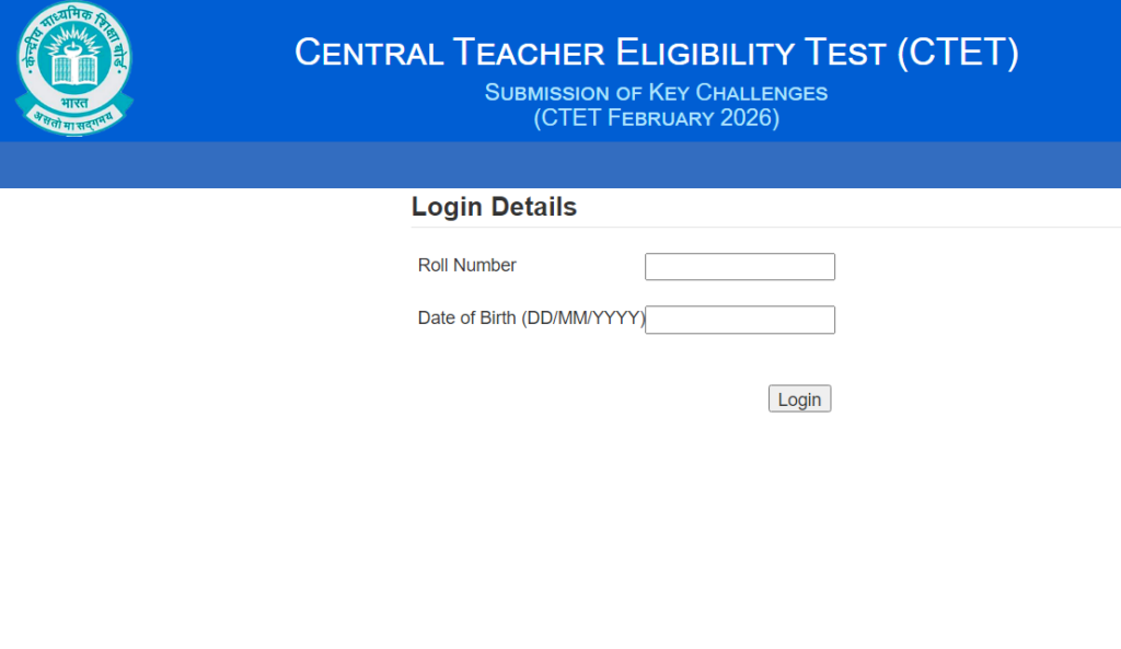 CTET February Answer key 2026