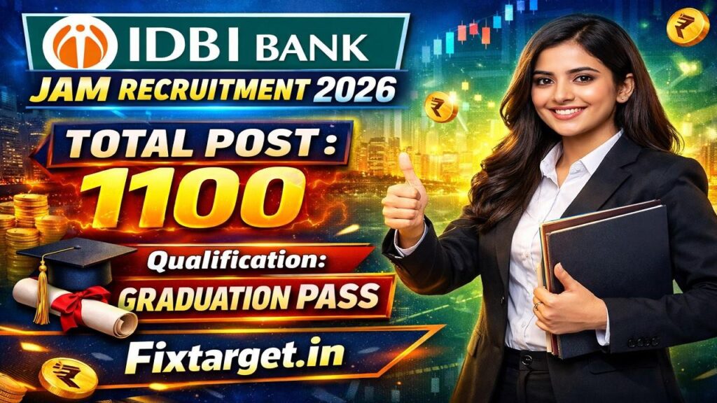IDBI Bank JAM Recruitment 2026