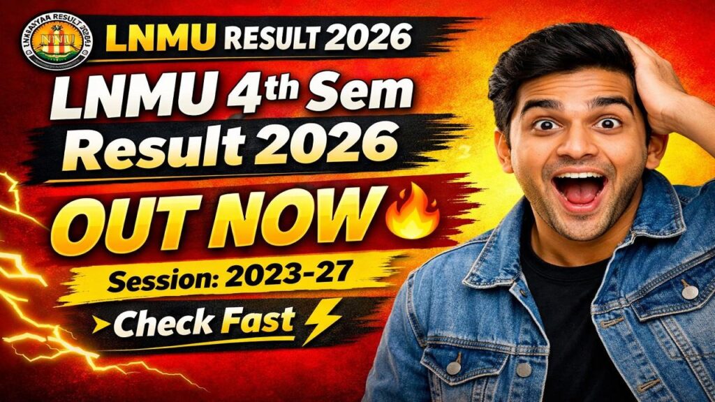 LNMU UG 4th Semester Result 2026