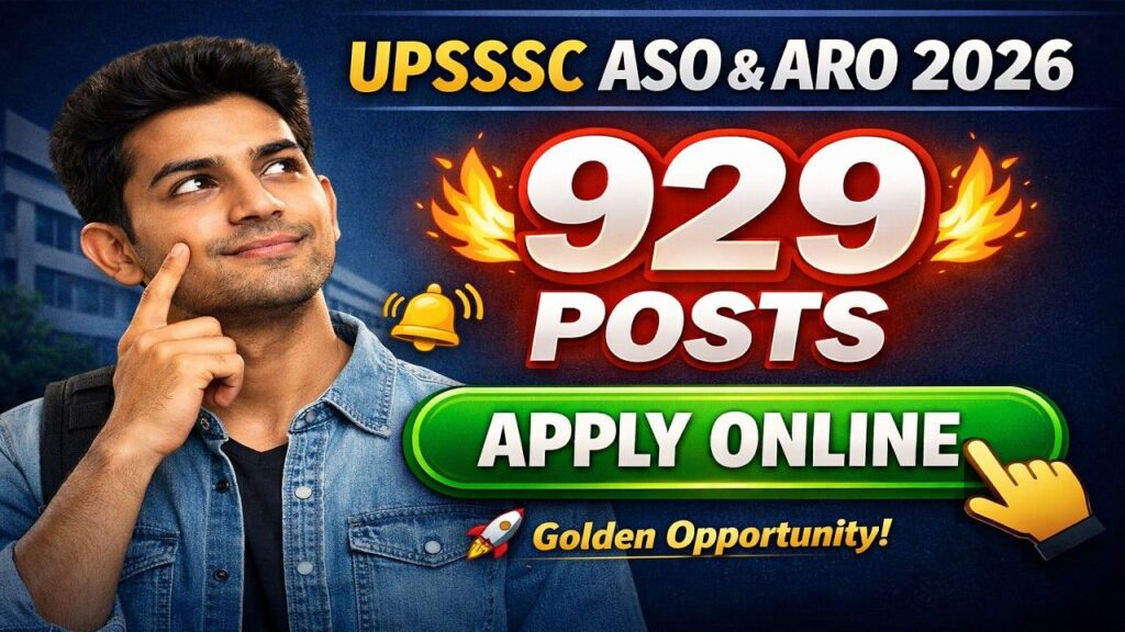 UPSSSC ASO & ARO Recruitment 2026