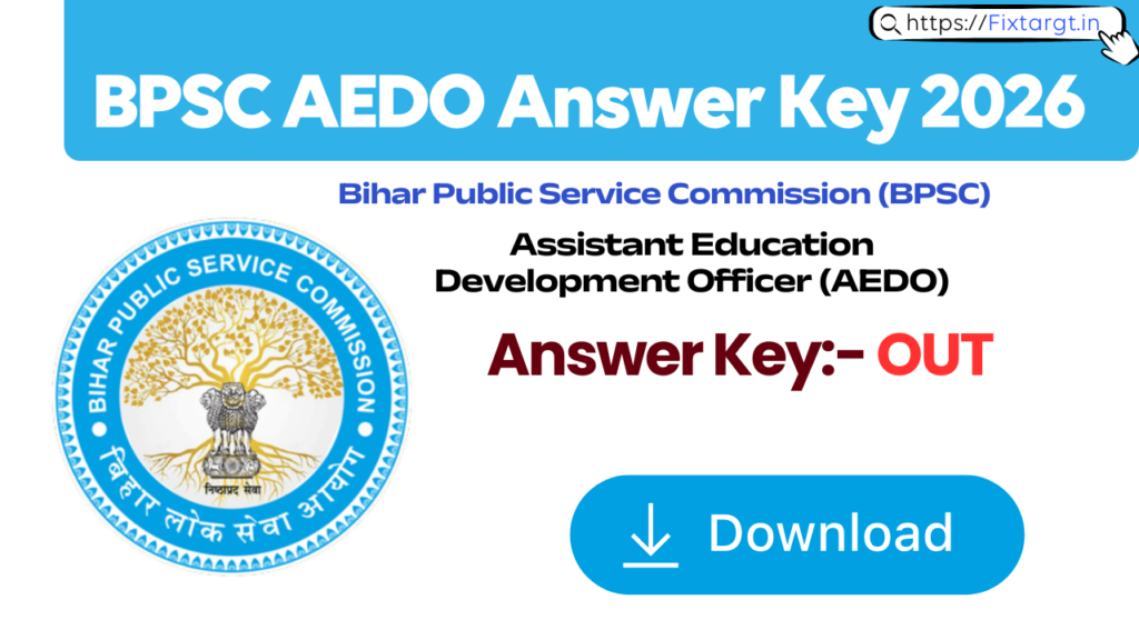 BPSC AEDO Answer Key 2026