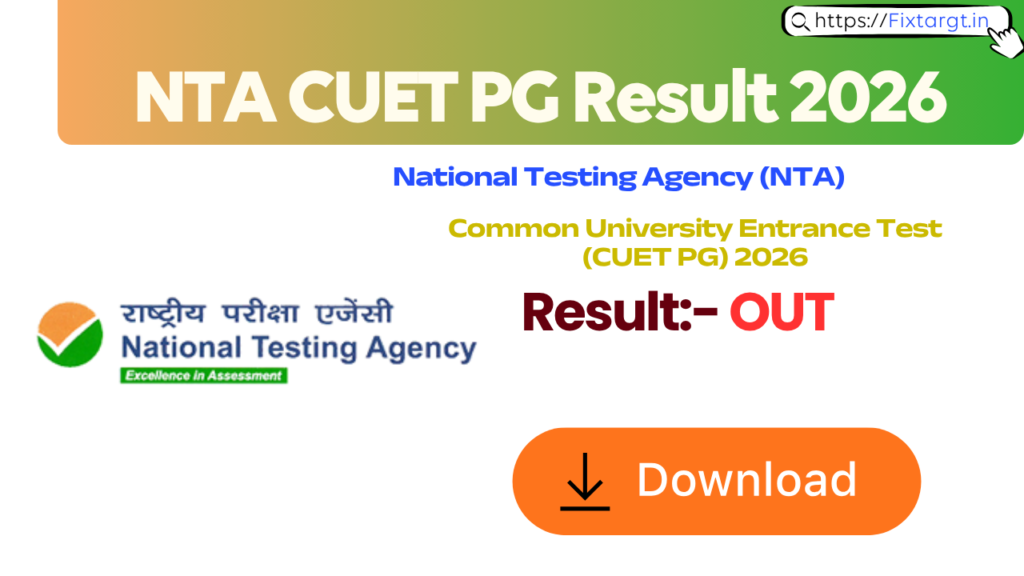 CUET PG Result 2026