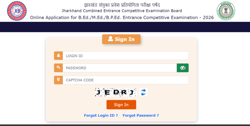 JCECEB Jharkhand BEd Entrance Exam Admit Card 2026