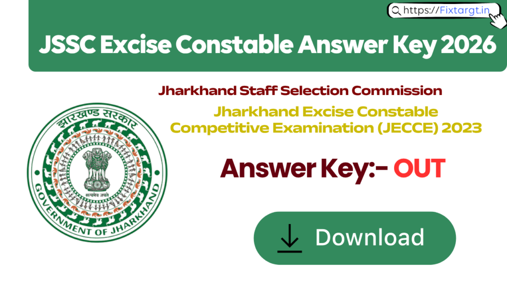 JSSC Excise Constable Answer Key 2026