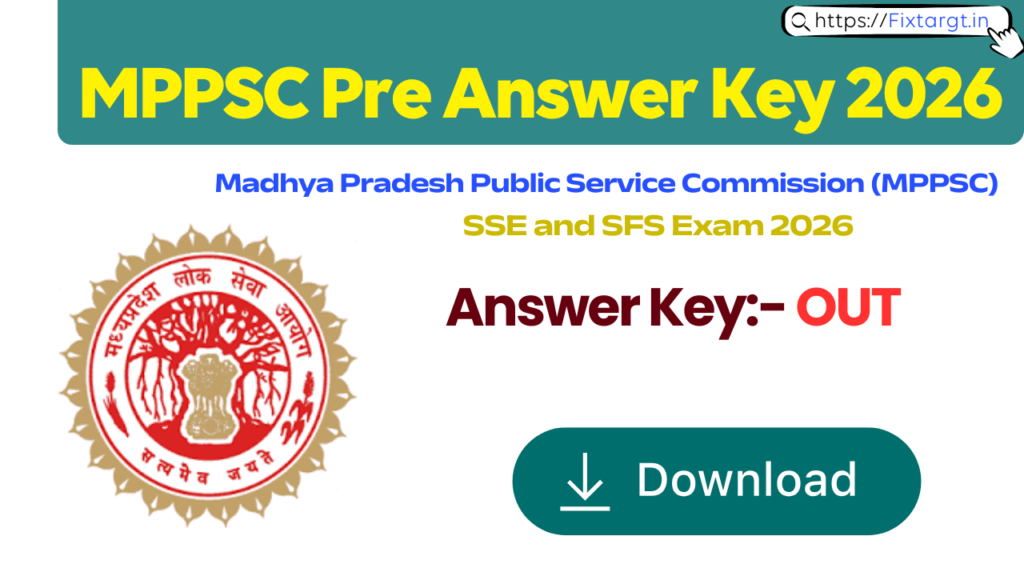 MPPSC Pre Answer Key 2026