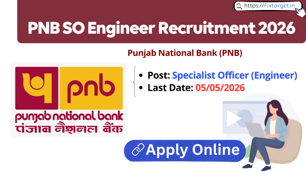 PNB SO Engineer Recruitment 2026