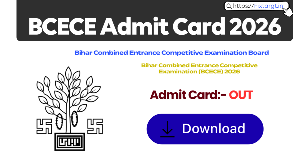 BCECE Admit Card 2026