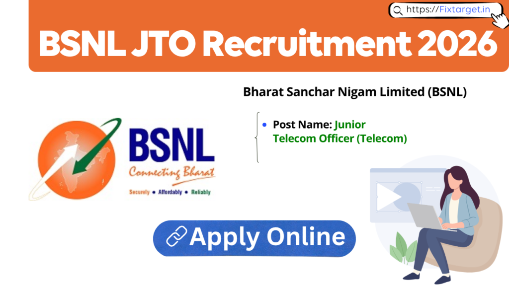 BSNL JTO Recruitment 2026 