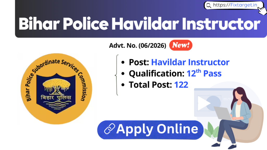 Bihar Police Havildar Instructor Recruitment 2026