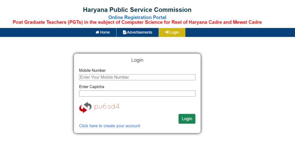 HPSC PGT Computer Science Admit Card 2026