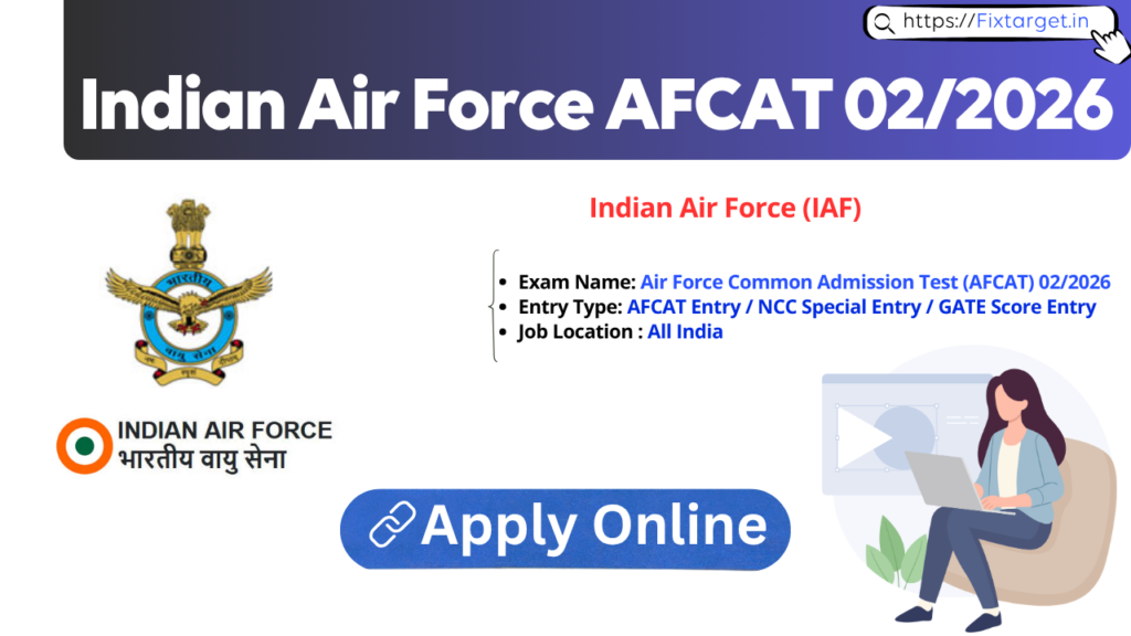 Indian Air Force AFCAT 022026