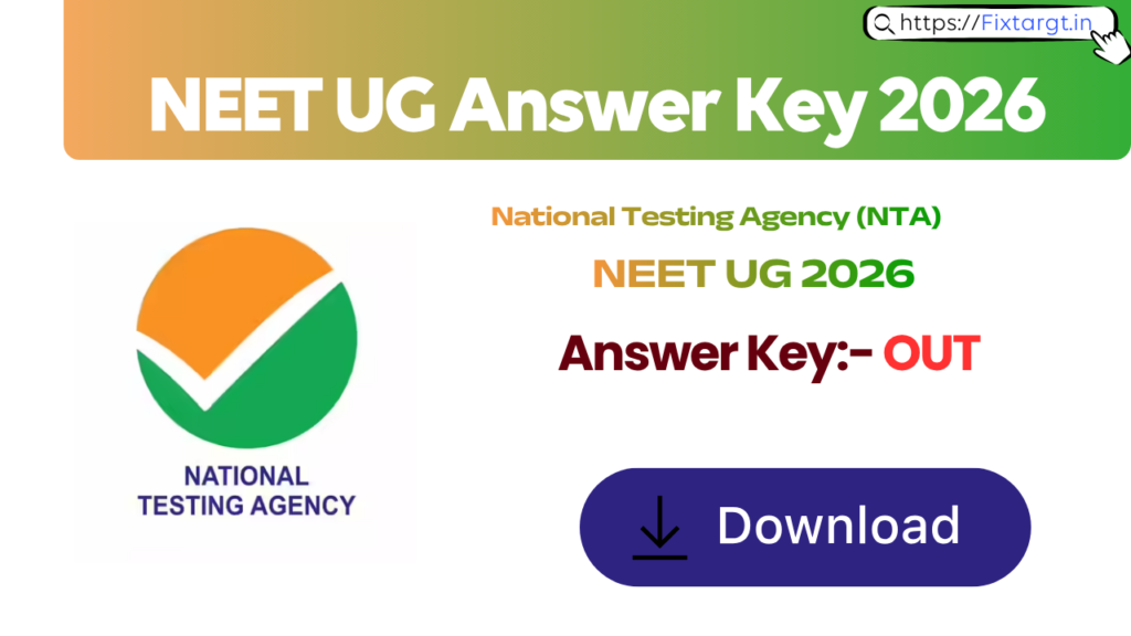 NEET UG Answer Key 2026