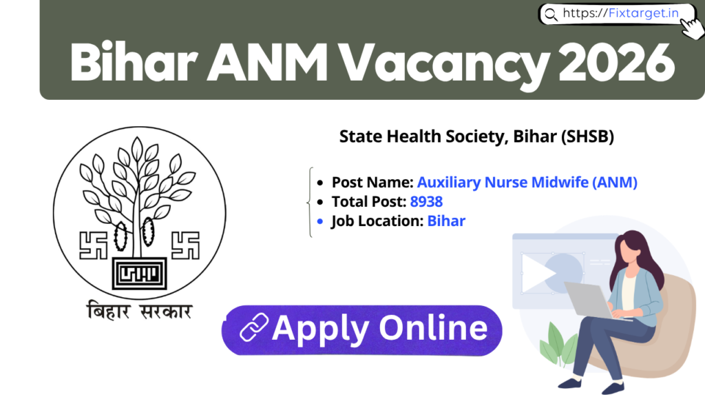 Bihar ANM Vacancy 2026