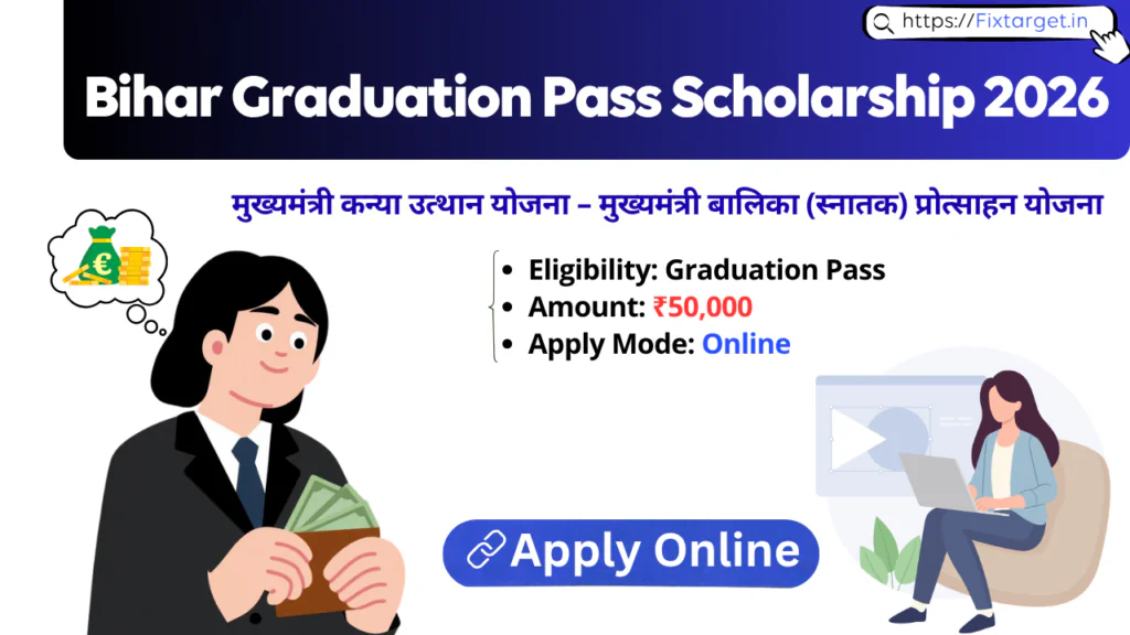 Bihar Graduation Pass Scholarship 2026