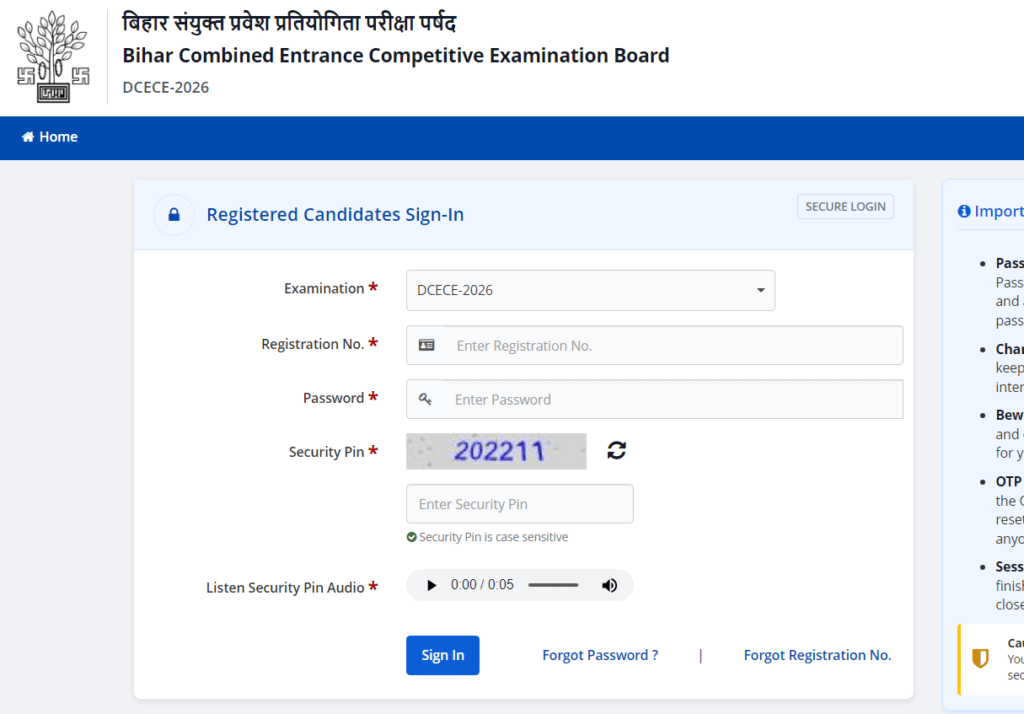 Bihar Paramedical (PM & PMM) Counselling 2026