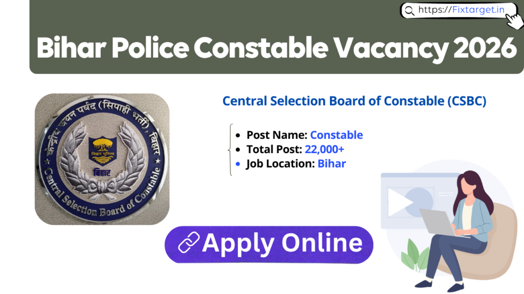 Bihar Police Constable Recruitment 2026