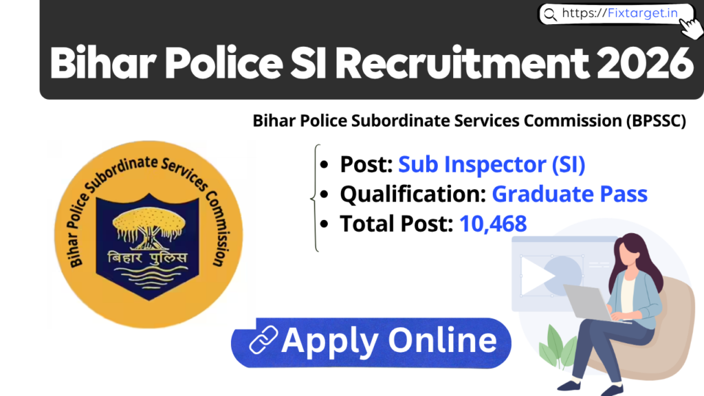 Bihar Police SI Recruitment 2026