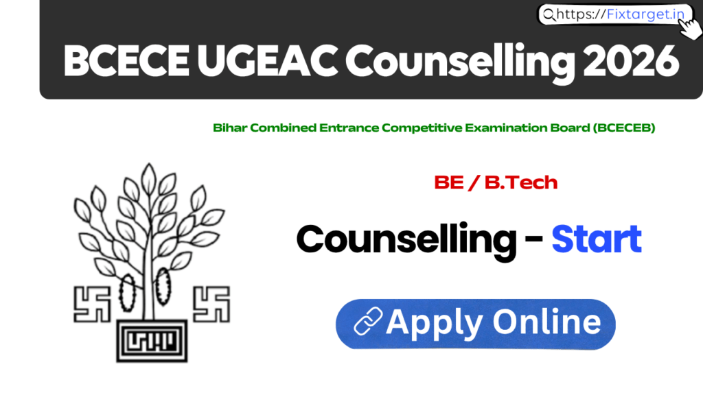 Bihar UGEAC Counselling 2026