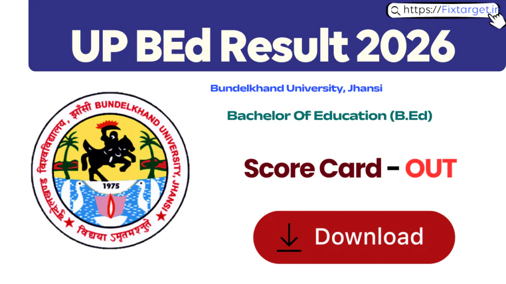 UP BEd Result 2026