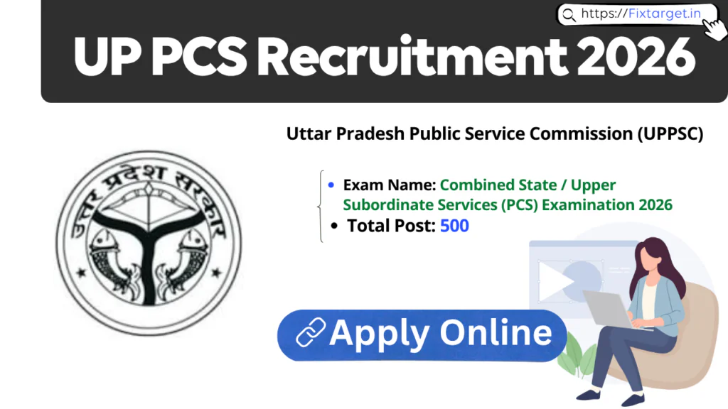 UP PCS Recruitment 2026