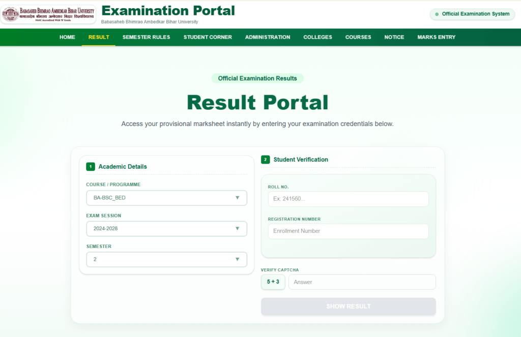 Bihar Integrated BEd 2nd Semester Result 2026