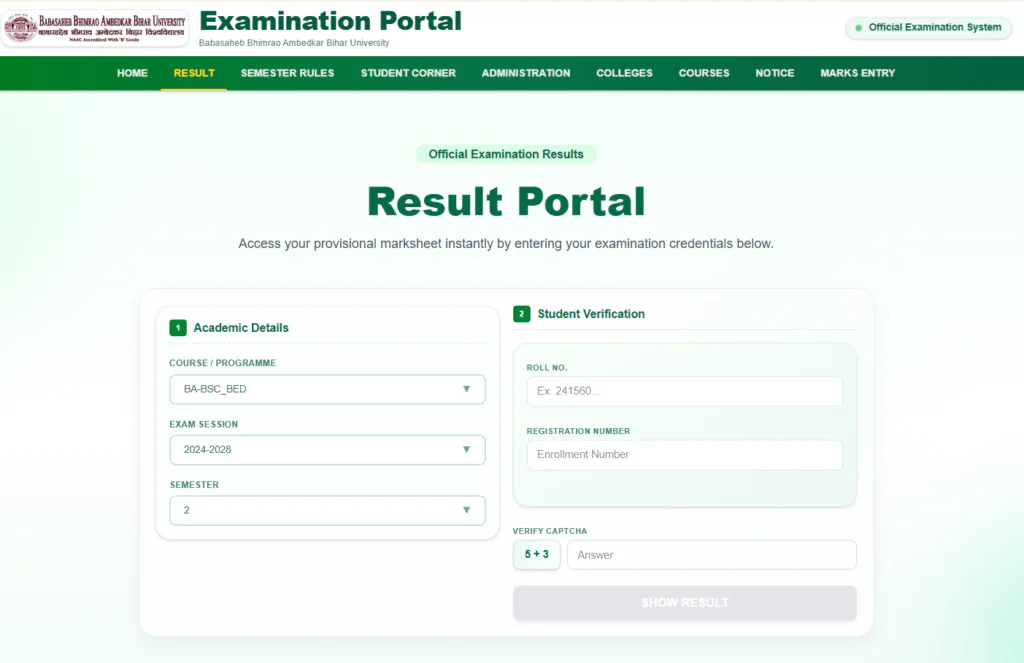 Bihar Integrated BEd 2nd Semester Result 2026