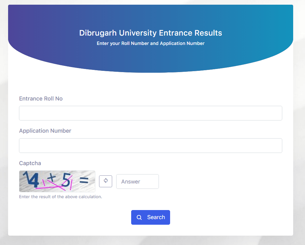 Dibrugarh University DU BEd CET Result 2026