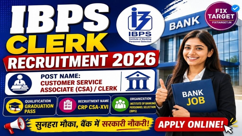 IBPS Clerk Recruitment 2026