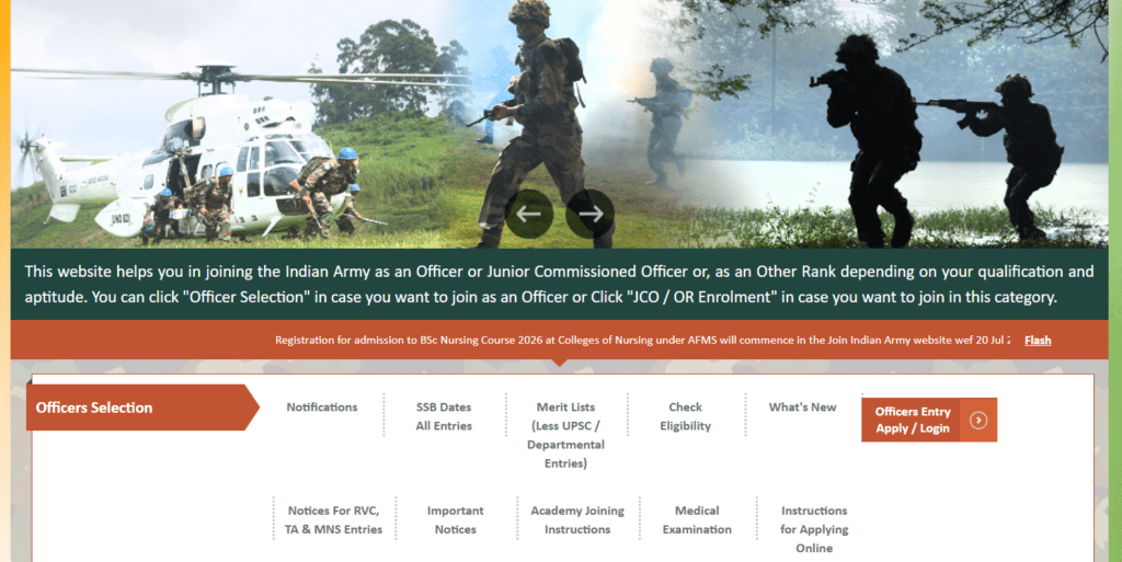 Indian Army JAG Entry 125th Course Recruitment 2026