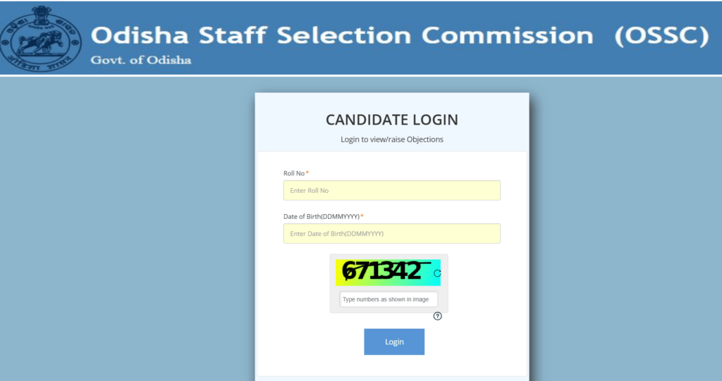 OSSC CGL Mains Answer Key 2026