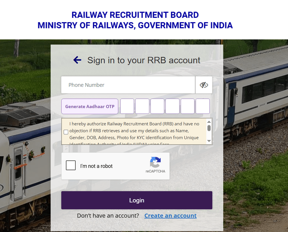 RRB Group D Application Status 2026