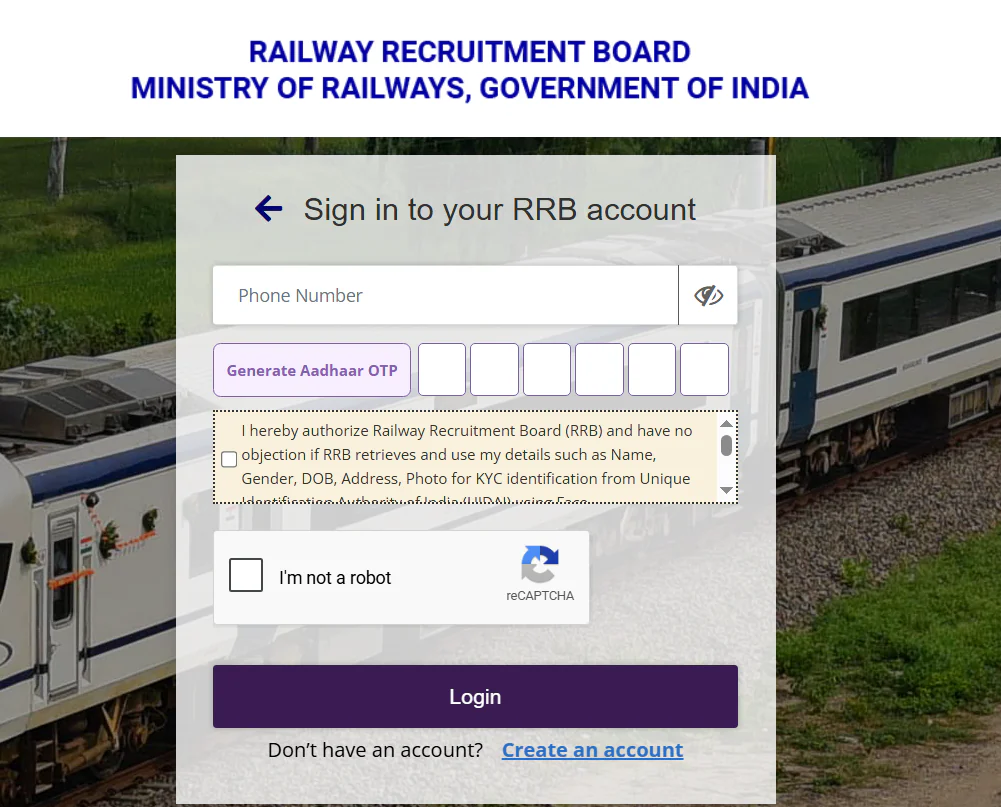 RRB Group D Application Status 2026