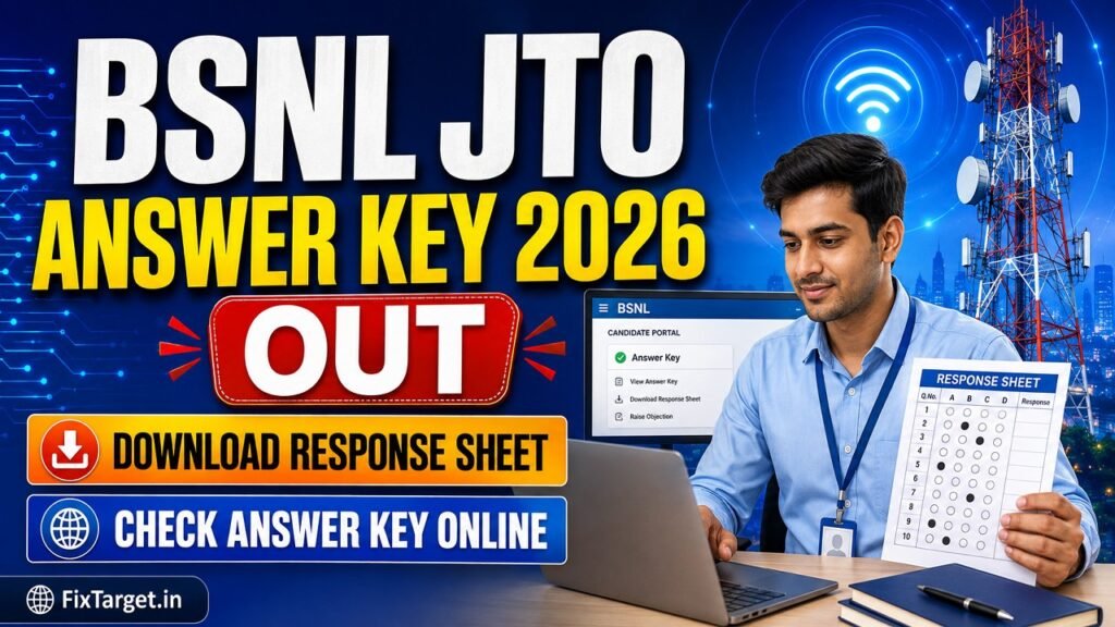 BSNL JTO Answer Key 2026