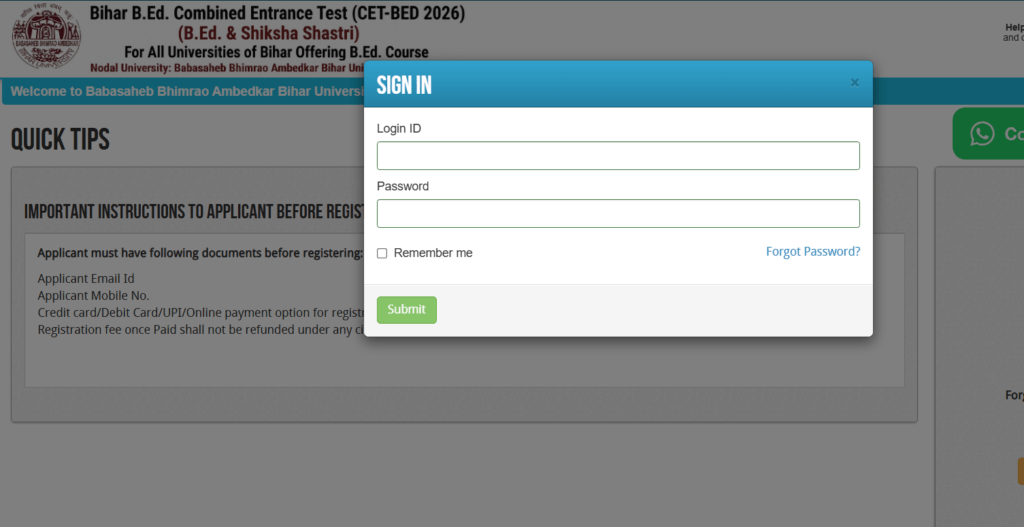 Bihar B.Ed 4th Round Seat Allotment 2026
