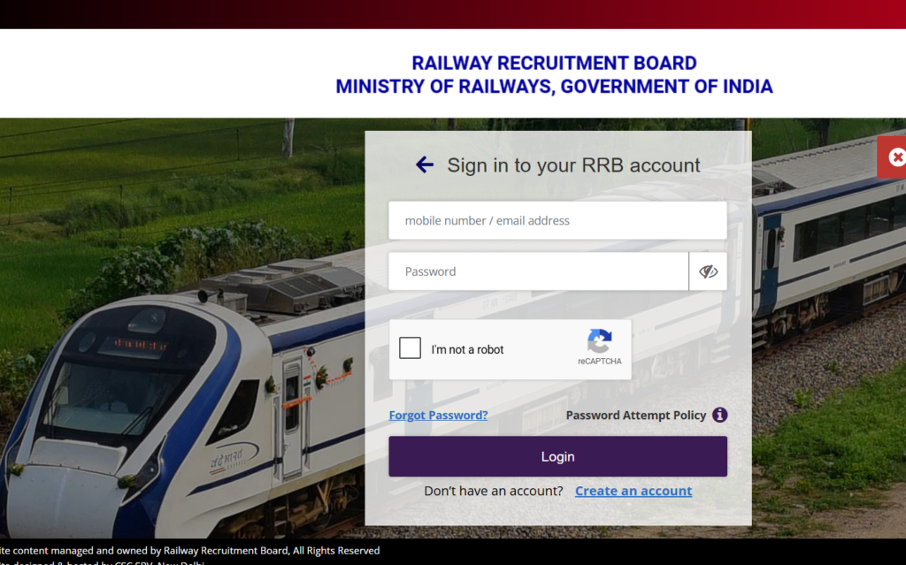 RRB ALP Application Status 2026