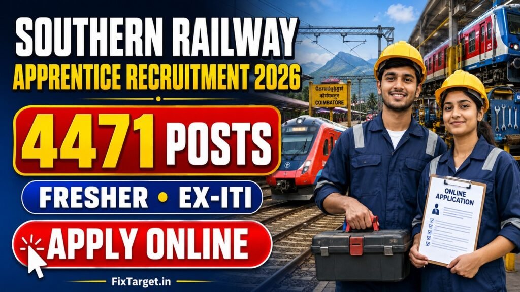 Southern Railway Apprentice Recruitment 2026