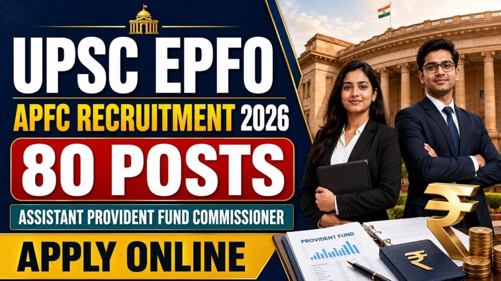 UPSC EPFO APFC Recruitment 2026